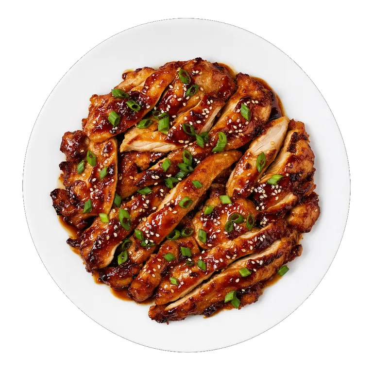 Teriyaki Chicken, ready to serve