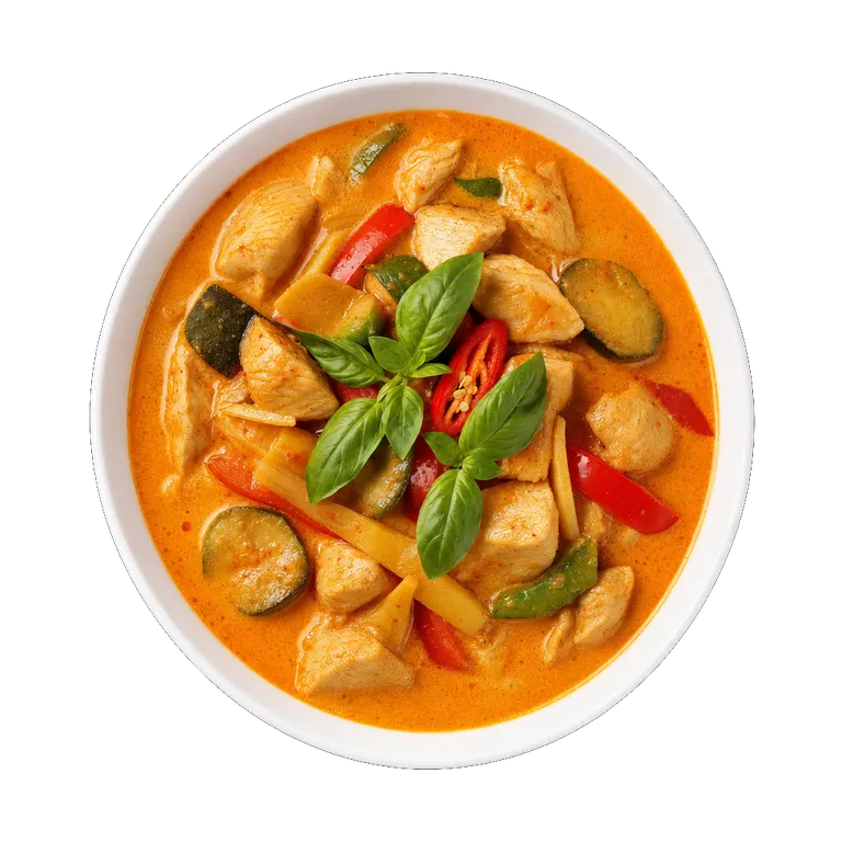 Thai Red Curry, ready to serve
