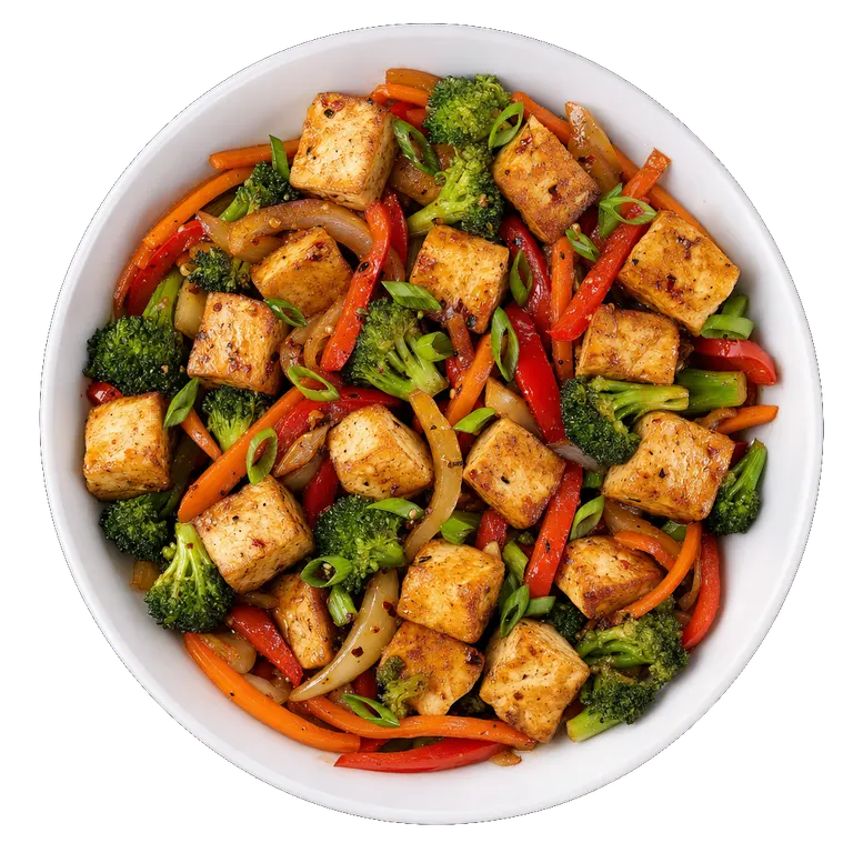 Tofu Stir Fry, ready to serve