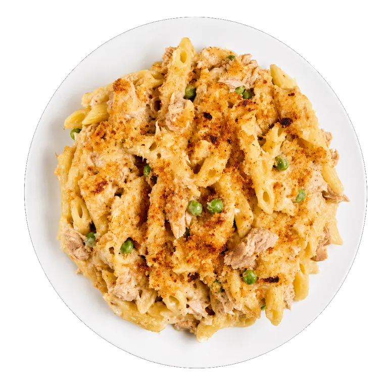 Tuna Pasta Bake, ready to serve