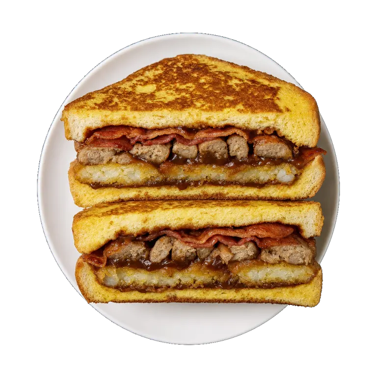 Ultimate Breakfast Sandwich, ready to serve