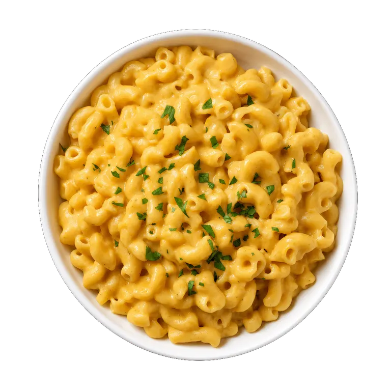 Vegan Mac and Cheese, ready to serve