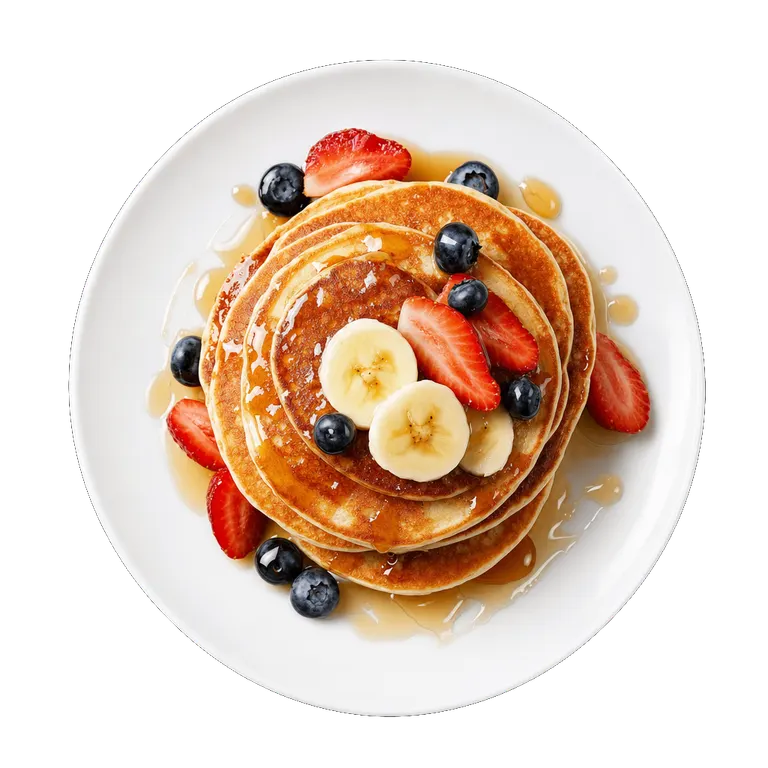 Vegan Pancakes, ready to serve