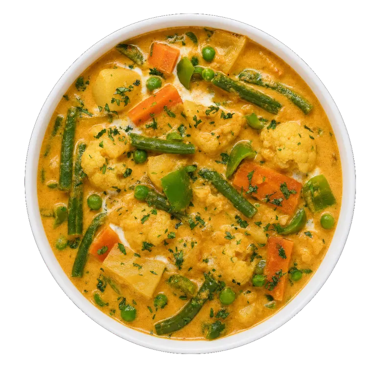 Vegetable Korma, ready to serve