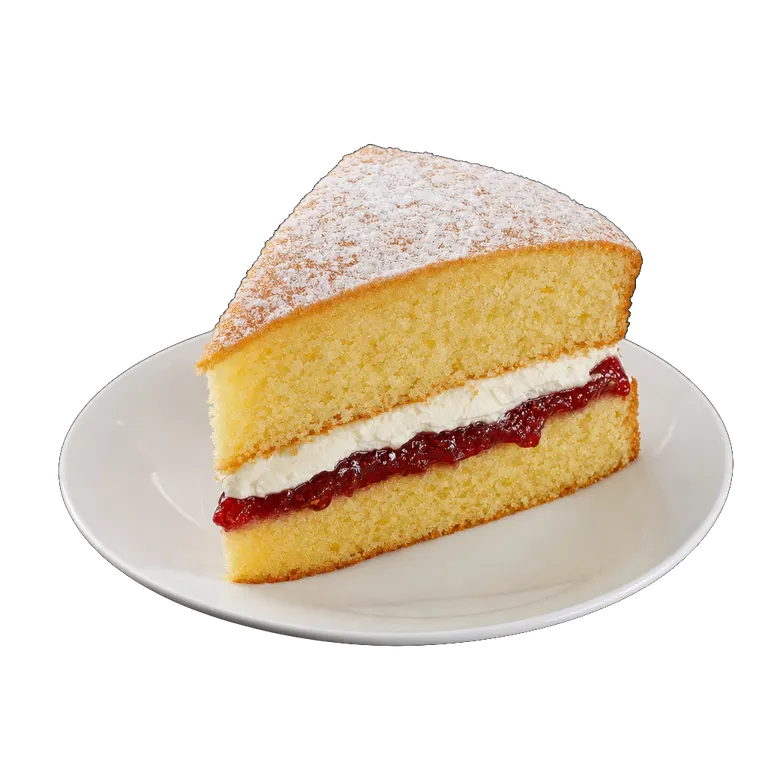 Victoria Sponge, ready to serve