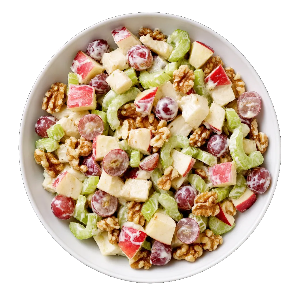Waldorf Salad, plated