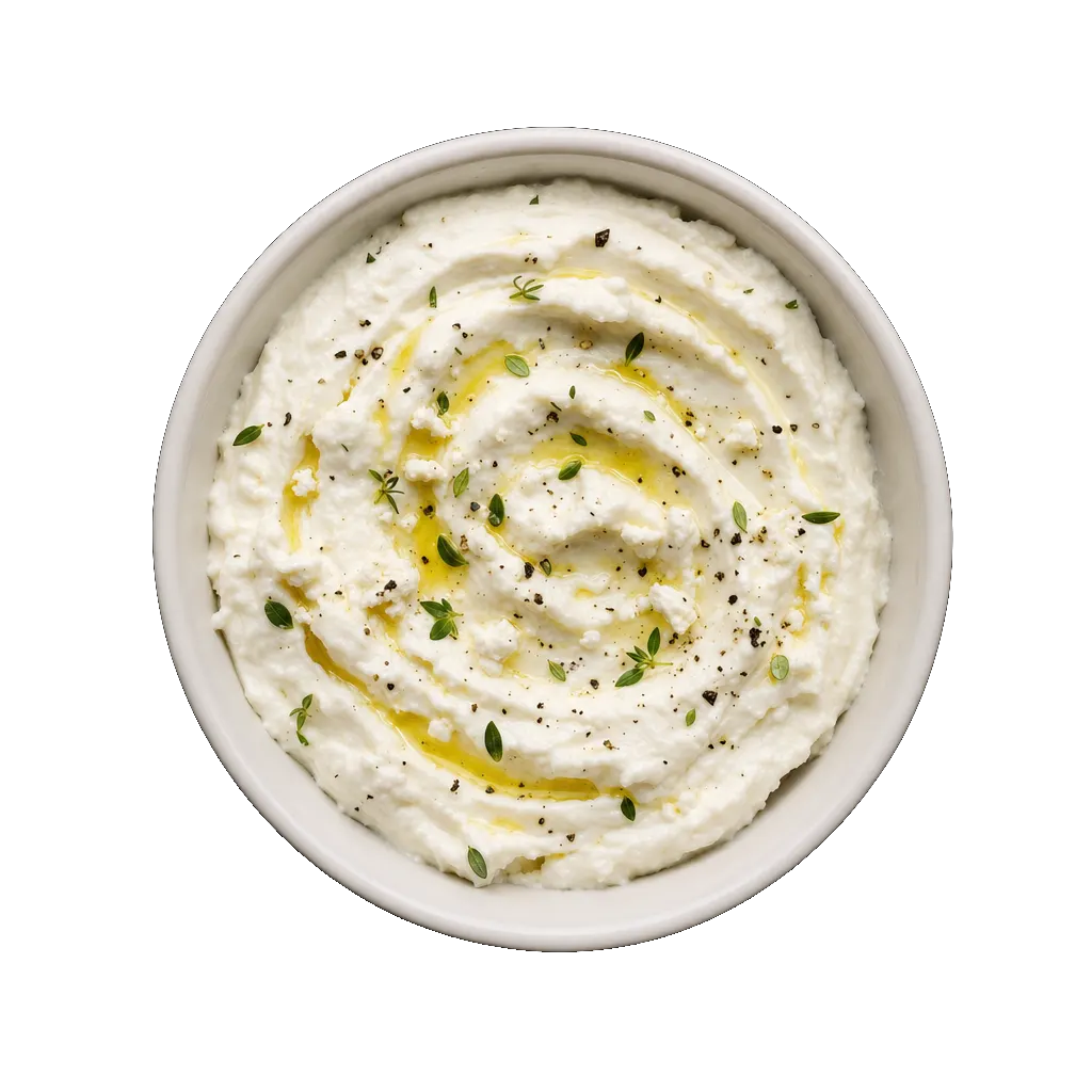 Whipped Feta Dip, plated