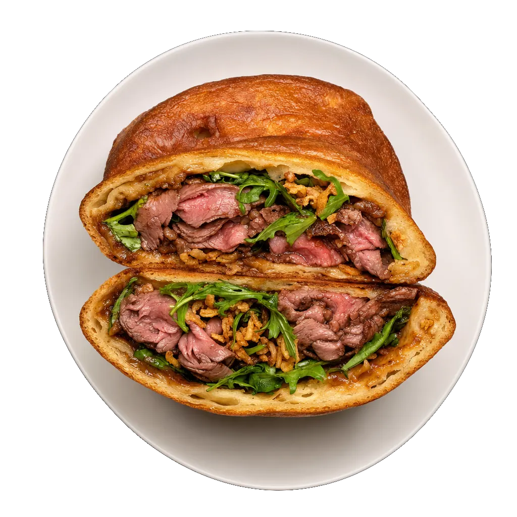 Yorkshire Pudding Wrap, plated